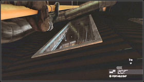 Approach a new pipe located to your right #1 and use it to make your way to a horizontal pipe - Walkthrough - White Box Laboratories - part 1 - Walkthrough - Tom Clancys Splinter Cell: Conviction - Game Guide and Walkthrough