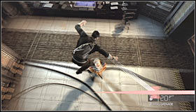 The best way to clear out this room would be to use a standard grenade #1 or a mine - Walkthrough - White Box Laboratories - part 1 - Walkthrough - Tom Clancys Splinter Cell: Conviction - Game Guide and Walkthrough