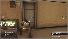 Press the crouch key upon your arrival and head to your left - Walkthrough - White Box Laboratories - part 1 - Walkthrough - Tom Clancys Splinter Cell: Conviction - Game Guide and Walkthrough
