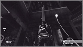 Stop after reaching a balcony with two guards #1 - Walkthrough - White Box Laboratories - part 1 - Walkthrough - Tom Clancys Splinter Cell: Conviction - Game Guide and Walkthrough