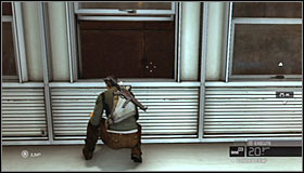 Wait for the guard to show up and immediately start following him #1 - Walkthrough - White Box Laboratories - part 2 - Walkthrough - Tom Clancys Splinter Cell: Conviction - Game Guide and Walkthrough