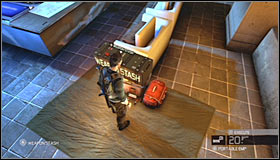 You'll soon end up standing above the last room - Walkthrough - White Box Laboratories - part 2 - Walkthrough - Tom Clancys Splinter Cell: Conviction - Game Guide and Walkthrough