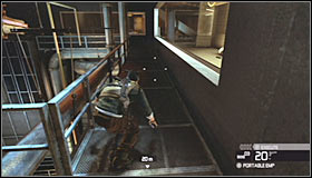 Despite what you might think you won't have to be in a hurry and you won't encounter any enemies for the time being - Walkthrough - White Box Laboratories - part 2 - Walkthrough - Tom Clancys Splinter Cell: Conviction - Game Guide and Walkthrough