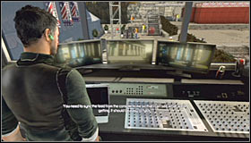 Approach a large control console located to your right and press the action key in order to hack into the system #1 - Walkthrough - Lincoln Memorial - Walkthrough - Tom Clancys Splinter Cell: Conviction - Game Guide and Walkthrough