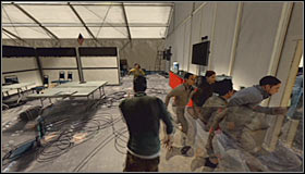 Continue running forward until you've found a new tent #1 - Walkthrough - Lincoln Memorial - Walkthrough - Tom Clancys Splinter Cell: Conviction - Game Guide and Walkthrough