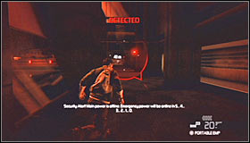 Jump over the receptionist's desk as soon as you've regained control over Fisher #1 - Walkthrough - Third Echelon HQ - part 2 - Walkthrough - Tom Clancys Splinter Cell: Conviction - Game Guide and Walkthrough