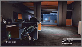 Ignore the fact that it's very dark inside the shaft, because you won't have to explore this area - Walkthrough - Third Echelon HQ - part 2 - Walkthrough - Tom Clancys Splinter Cell: Conviction - Game Guide and Walkthrough