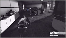 Option A: This is a much better option, because you're going to be surprised by elite guards on the first floor and if you ignore killing guards on the ground floor then you may be surrounded by both groups - Walkthrough - Third Echelon HQ - part 3 - Walkthrough - Tom Clancys Splinter Cell: Conviction - Game Guide and Walkthrough