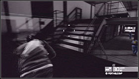 Once you're inside the third room you should wait for a nearby guard to turn around - Walkthrough - Third Echelon HQ - part 3 - Walkthrough - Tom Clancys Splinter Cell: Conviction - Game Guide and Walkthrough