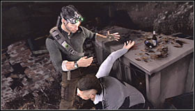 This interrogation has similar rules to the previous ones, however one of the larger objects will play a key role in getting the information you need #1 #2 - Walkthrough - Michigan Ave. Reservoir - part 1 - Walkthrough - Tom Clancys Splinter Cell: Conviction - Game Guide and Walkthrough