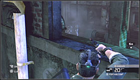 Option A: In this case you'll have to proceed to your left - Walkthrough - Michigan Ave. Reservoir - part 1 - Walkthrough - Tom Clancys Splinter Cell: Conviction - Game Guide and Walkthrough