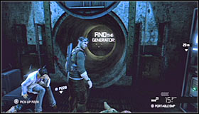 Use your sonar goggles to make sure that there aren't any other hostiles in the area - Walkthrough - Michigan Ave. Reservoir - part 1 - Walkthrough - Tom Clancys Splinter Cell: Conviction - Game Guide and Walkthrough