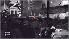 You should proceed with a similar action here as in previous location - this means you must wait for the guard to show up #1 and grab him to throw him into the sewers - Walkthrough - Michigan Ave. Reservoir - part 2 - Walkthrough - Tom Clancys Splinter Cell: Conviction - Game Guide and Walkthrough