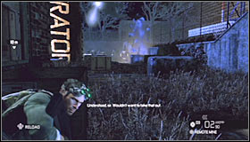 The left passageway has some weak defenders #1 so you shouldn't waste explosives - Walkthrough - Michigan Ave. Reservoir - part 2 - Walkthrough - Tom Clancys Splinter Cell: Conviction - Game Guide and Walkthrough