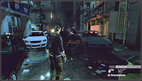 Make sure to take a silenced assault rifle with you, because you're soon going to have to attack enemy units - Walkthrough - Downtown District - Walkthrough - Tom Clancys Splinter Cell: Conviction - Game Guide and Walkthrough