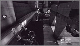 Start using the ledge to move to your right #1 - Walkthrough - Downtown District - Walkthrough - Tom Clancys Splinter Cell: Conviction - Game Guide and Walkthrough
