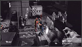 Turn around and grab a new ledge #1 - Walkthrough - Downtown District - Walkthrough - Tom Clancys Splinter Cell: Conviction - Game Guide and Walkthrough