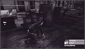 In both cases you'll have to get rid of a nearby guard #1 - Walkthrough - Downtown District - Walkthrough - Tom Clancys Splinter Cell: Conviction - Game Guide and Walkthrough