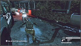 One or more enemies will probably survive the explosion and you can use either grenades or your assault rifle to deal with them #1 - Walkthrough - Downtown District - Walkthrough - Tom Clancys Splinter Cell: Conviction - Game Guide and Walkthrough