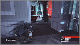 Several mercenaries should be hiding in the next room - Walkthrough - The White House - Walkthrough - Tom Clancys Splinter Cell: Conviction - Game Guide and Walkthrough