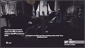 The rules of this interrogation are similar to previous interrogations so you'll have to deal your escort #1 before you'll have a chance to talk to the main target - Walkthrough - The White House - Walkthrough - Tom Clancys Splinter Cell: Conviction - Game Guide and Walkthrough