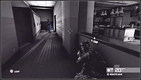 Option B: Ignore the first guard and proceed towards a corridor located to your left #1 - Walkthrough - The White House - Walkthrough - Tom Clancys Splinter Cell: Conviction - Game Guide and Walkthrough