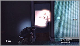 Notice several mercenaries in the large room - Walkthrough - The White House - Walkthrough - Tom Clancys Splinter Cell: Conviction - Game Guide and Walkthrough