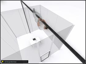 Now you will have to get closer to the laptop - Training missions (Test Course A i B) - Walkthrough - Tom Clancys Splinter Cell: Double Agent - Game Guide and Walkthrough