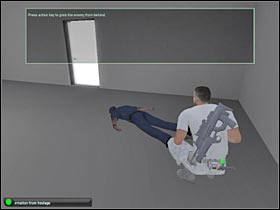 Head on to the large door (#1) - Training missions (Test Course A i B) - Walkthrough - Tom Clancys Splinter Cell: Double Agent - Game Guide and Walkthrough