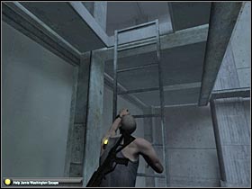 Hide somewhere near the ladder - Mission 2 [Kansas - Ellsworth Penitentiary] - Walkthrough - Tom Clancys Splinter Cell: Double Agent - Game Guide and Walkthrough