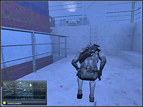 There's a single enemy guard here - Mission 4.2 [Sea of Okhotsk] - Walkthrough - Tom Clancys Splinter Cell: Double Agent - Game Guide and Walkthrough