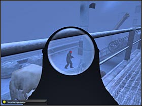 It's time to take down the sniper (this is optional) - Mission 4.2 [Sea of Okhotsk] - Walkthrough - Tom Clancys Splinter Cell: Double Agent - Game Guide and Walkthrough