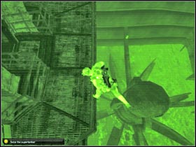 You will have to locate a small underwater tunnel (#1) - Mission 4.2 [Sea of Okhotsk] - Walkthrough - Tom Clancys Splinter Cell: Double Agent - Game Guide and Walkthrough