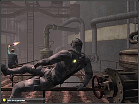 Start moving towards the captain (#1) - Mission 4.2 [Sea of Okhotsk] - Walkthrough - Tom Clancys Splinter Cell: Double Agent - Game Guide and Walkthrough