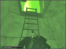 You will find yourself on a top of a small platform - Mission 5 [Shanghai - Hotel] - Walkthrough - Tom Clancys Splinter Cell: Double Agent - Game Guide and Walkthrough
