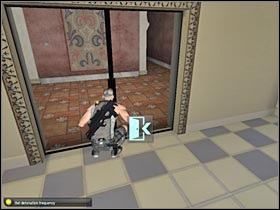 The first thing you have to do here is to flip a switch (#1) - Mission 7.2 [Cozumel - Cruise Ship] - Walkthrough - Tom Clancys Splinter Cell: Double Agent - Game Guide and Walkthrough