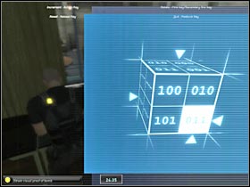 #1 - Enter digits - 110, 100, 111, 101 - Mission 8 [NYC - JBA HQ - Part 3] - Walkthrough - Tom Clancys Splinter Cell: Double Agent - Game Guide and Walkthrough