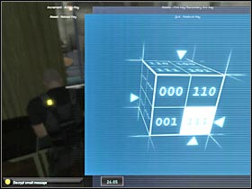 #1 - Enter digits - 100, 110, 111, 101 - Mission 8 [NYC - JBA HQ - Part 3] - Walkthrough - Tom Clancys Splinter Cell: Double Agent - Game Guide and Walkthrough