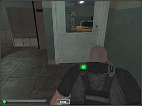 Sadly, the drawer is located at the opposite end of this room - Mission 8 [NYC - JBA HQ - Part 3] - Walkthrough - Tom Clancys Splinter Cell: Double Agent - Game Guide and Walkthrough