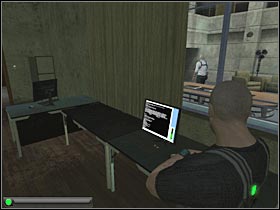 Emile will enter your room (#1) - Mission 8 [NYC - JBA HQ - Part 3] - Walkthrough - Tom Clancys Splinter Cell: Double Agent - Game Guide and Walkthrough