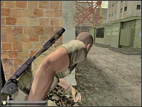 Head on to a small gate that should be located on your right - Mission 9.2 [Kinshasa] - Walkthrough - Tom Clancys Splinter Cell: Double Agent - Game Guide and Walkthrough