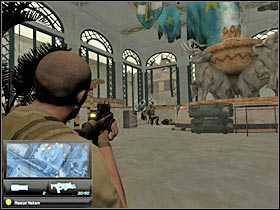 Proceed to the main area of the palace - Mission 9.3 [Kinshasa] - Walkthrough - Tom Clancys Splinter Cell: Double Agent - Game Guide and Walkthrough