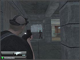 Your current objective is the high security corridor - Mission 10.1 [NYC - JBA HQ - Part 4] - Walkthrough - Tom Clancys Splinter Cell: Double Agent - Game Guide and Walkthrough