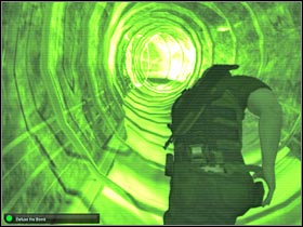 Once you've reached a new area of the complex, a short cut-scene will appear on your screen (#1) - Mission 10.2 [NYC - JBA HQ - Part 4] - Walkthrough - Tom Clancys Splinter Cell: Double Agent - Game Guide and Walkthrough