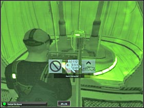 You will be able to disarm the bomb by finishing a new kind of mini-game - Mission 10.2 [NYC - JBA HQ - Part 4] - Walkthrough - Tom Clancys Splinter Cell: Double Agent - Game Guide and Walkthrough