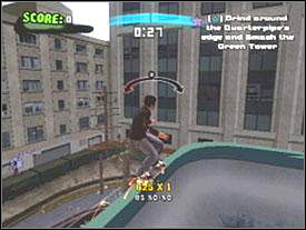 Talk to Master Zen near the freeway - Downtown #1 - Game Guide - Tony Hawks American Wasteland Game Guide