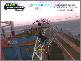 Approach a guy with binoculars, hes on the pier - Santa Monica #1 - Game Guide - Tony Hawks American Wasteland Game Guide