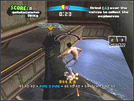 Talk to the worker on the first floor - Oli rig - Game Guide - Tony Hawks American Wasteland Game Guide