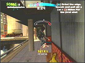 Talk to Mike standing near the fountain - Downtown #3 - Game Guide - Tony Hawks American Wasteland Game Guide