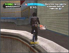 Young Ryan is waiting for you near the banner of Tony Hawk Amjam - Vans skatepark #2 - Game Guide - Tony Hawks American Wasteland Game Guide